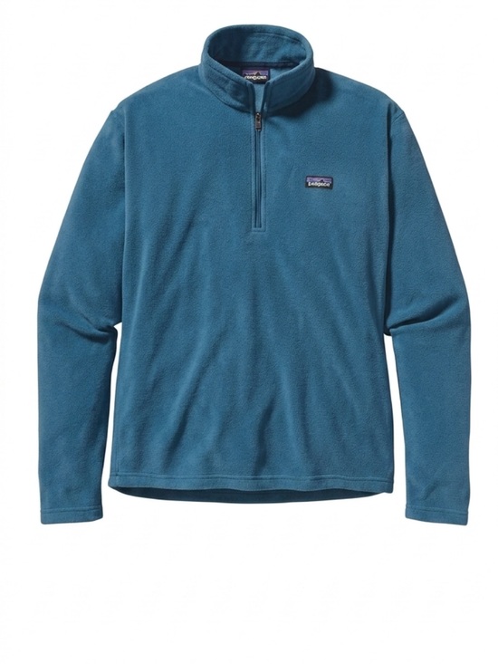 Patagonia Other - Patagonia Men’s Micro D 1/4 Zip Teal Blue  Fleece Winter Pullover Sweater Size S